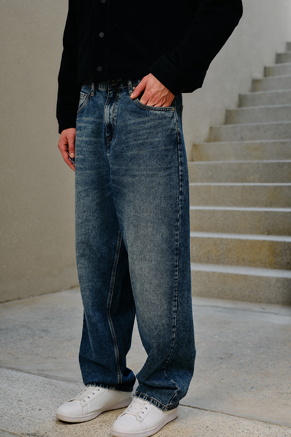 The Rugged Wash — Wide Leg — front